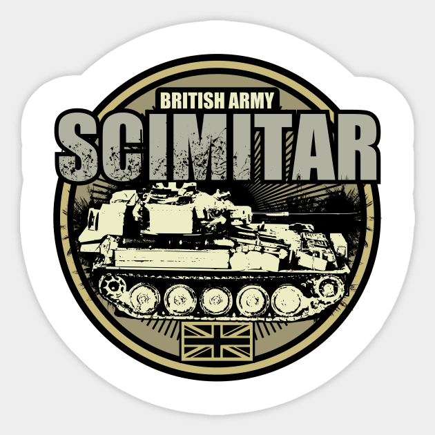 FV107 Scimitar Sticker by Firemission45